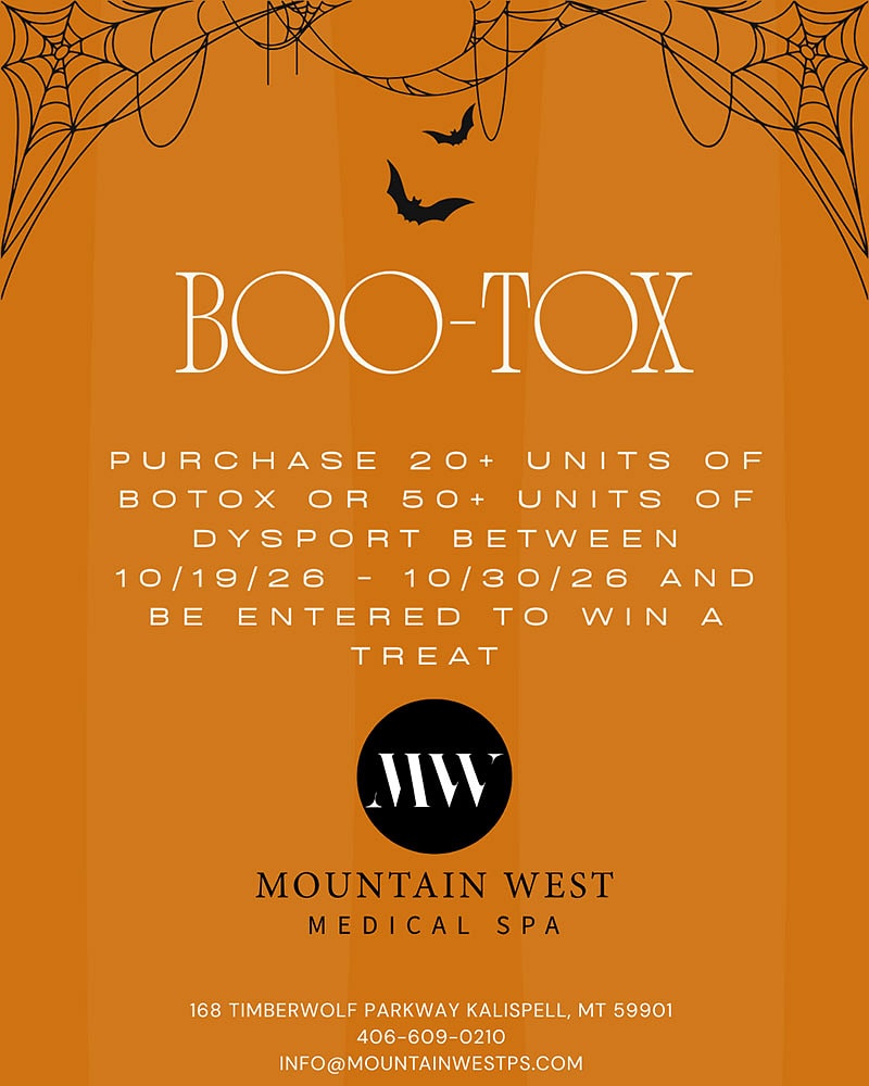 Boo-tox promotion at Mountain West Medical Spa